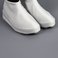 Чехлы для обуви, силиконовые, р-р S (26-41), 21 см, пара, цвет белый