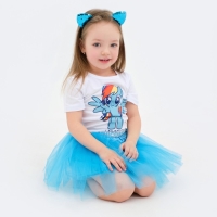 Юбка для девочки с ободком &laquo;Радуга Дэш&raquo;, My Little Pony