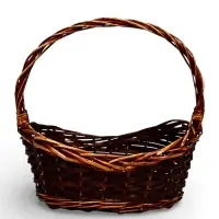 Набор корзин 3 шт, 41х31х12, 35х28х11, 31&times;23&times;9 см, лоза белый