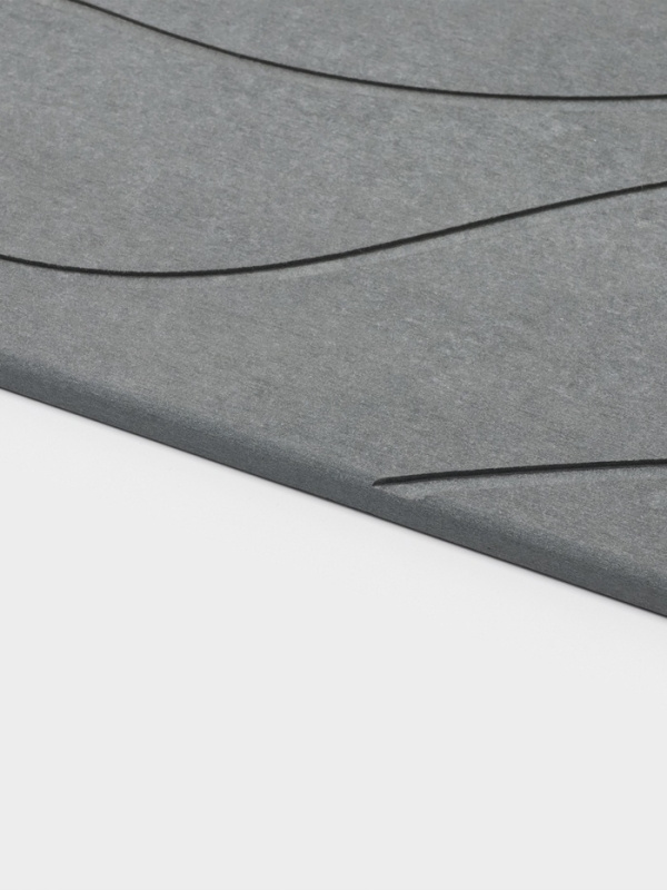 Коврик для ванной SAVANNA, из диатомитового камня, толщина 1 см, 39&times;60 см, серый