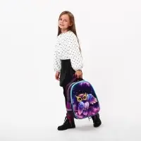 Рюкзак каркасный школьный, 39 х 30 х 14 см, Calligrata "Сова"