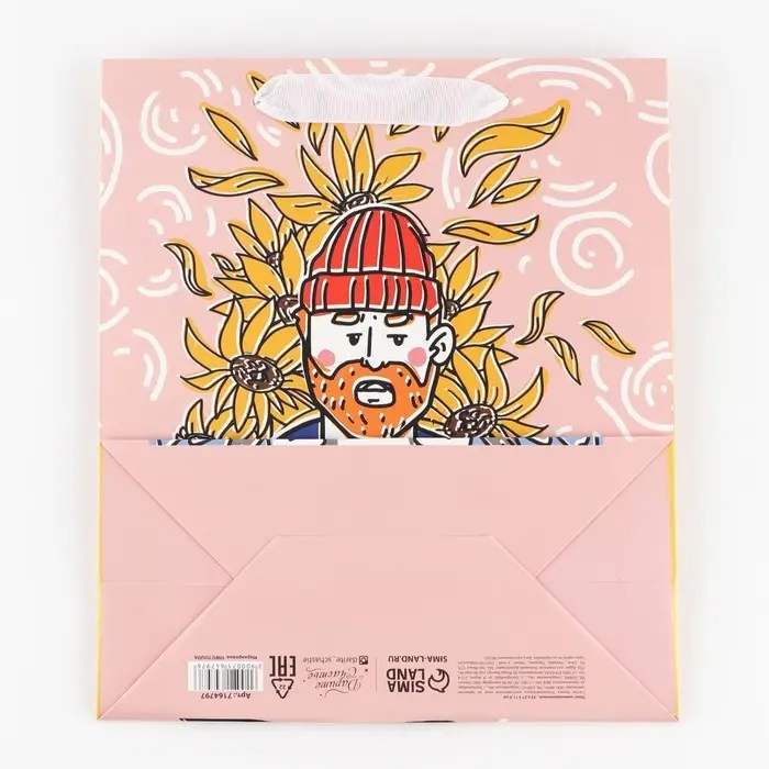 Пакет подарочный ламинированный, упаковка, &laquo;Ваня&raquo;, ML 23 х 27 х 11.5 см