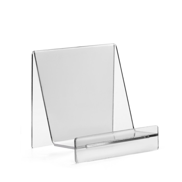 Горка на одну ступеньку 8&times;8&times;6 см, оргстекло 2 мм, В ЗАЩИТНОЙ ПЛЁНКЕ