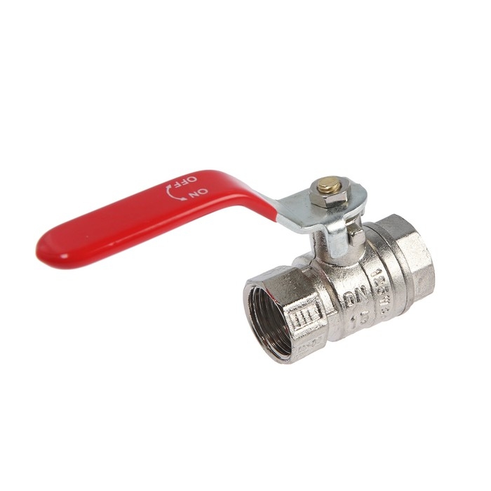 Кран шаровой ZEIN engr, внутренняя 1/2", PN 4, для холодной воды, 5-45&deg;С, рычаг, цинк