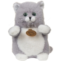 Мягкая игрушка &laquo;Кот толстый&raquo;, цвет серый, 20 см