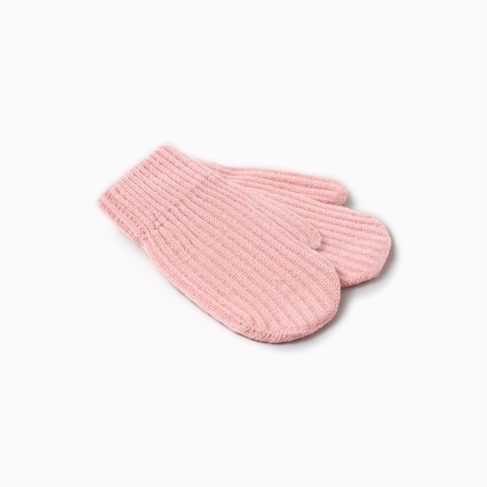Варежки детские MINAKU, цвет розовый, 18 см Варежки детские MINAKU, цвет розовый, 18 см