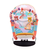 Набор 2 в 1 качель и коврик &laquo;Утёнок&raquo;, световые, звуковые эффекты, цвет розовый