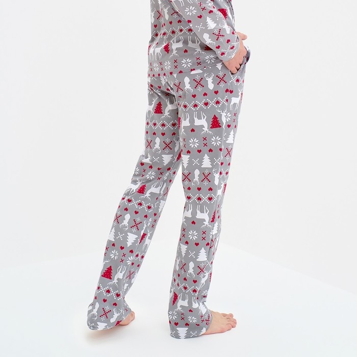 Пижама новогодняя мужская KAFTAN &laquo;Скандинавия&raquo;, размер 48