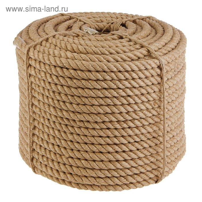 Канат джутовый 12 мм (50 м) бухта Канат джутовый 12 мм (50 м) бухта
