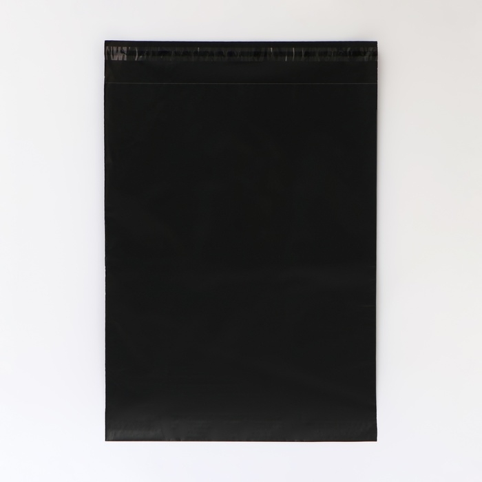 Курьерский пакет с клеевым клапаном , черный 38 х 48 + 4 см, 50 шт