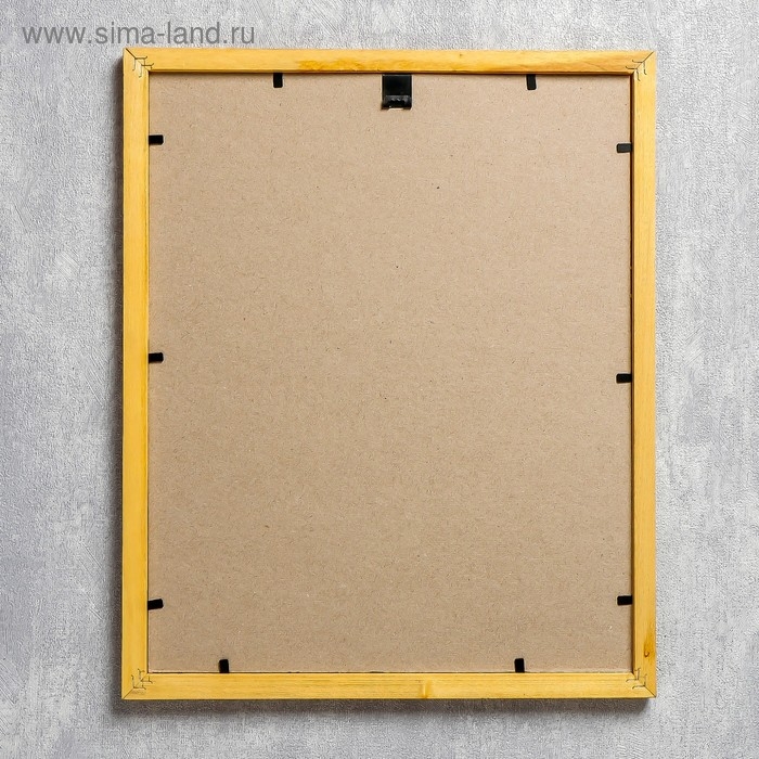 Фоторамка  дерево 24х30 см сосна (пластиковый экран), МИКС