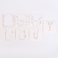 Набор для творчества &laquo;Создай ночник. Волшебники&raquo;, с рамкой, сборный, многослойный, 6+