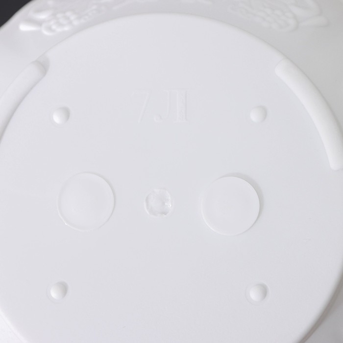 Горшок с поддоном &laquo;Ангара&raquo;, 7 л, белый