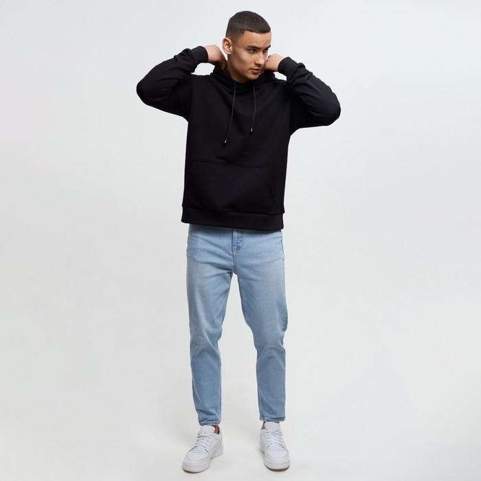 Худи мужское MINAKU: Casual Collection, цвет чёрный, размер 50