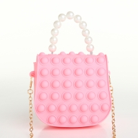 Сумка детская для девочки на магните, pop it, цвет розовый Сумка детская для девочки на магните, pop it, цвет розовый