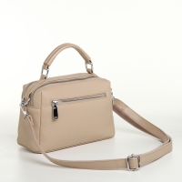 Сумка женская на молнии, TEXTURA, средний размер, цвет бежевый