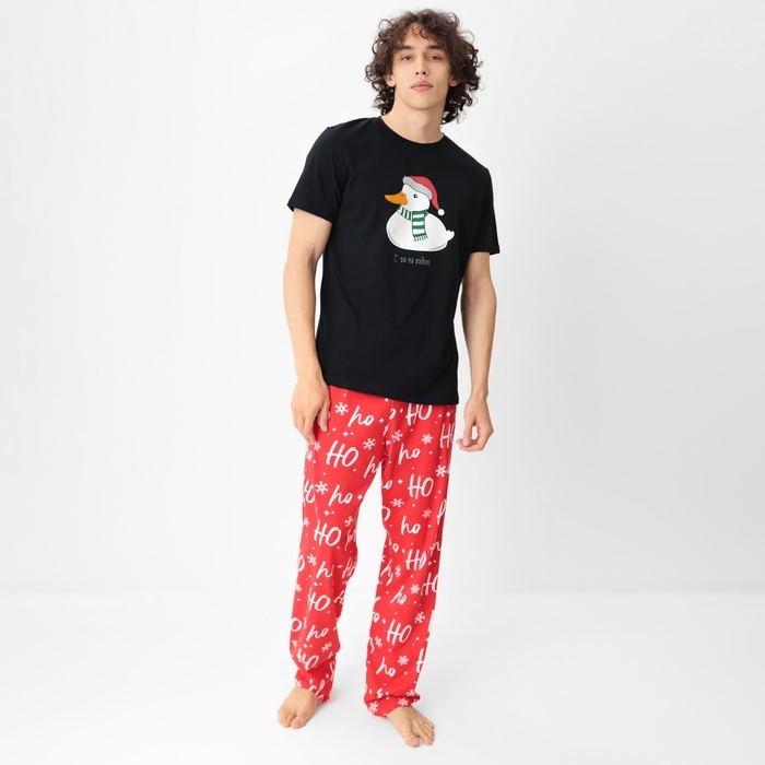 Пижама мужская KAFTAN Пижама мужская KAFTAN "С га-га годом", р.52