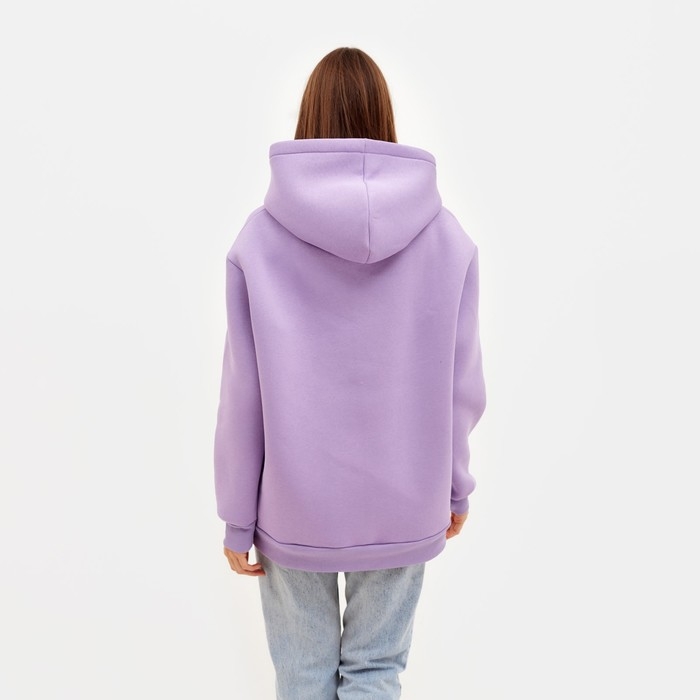 Худи женское MINAKU: Casual Collection цвет лавандовый, р-р 42-44 Худи женское MINAKU: Casual Collection цвет лавандовый, р-р 42-44
