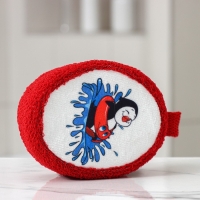 Мочалка для тела «Пингвин», 11×14 см, цвет микс Мочалка для тела «Пингвин», 11×14 см, цвет микс