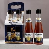 Новогодний подарочный набор косметики &laquo;Экстра мужик&raquo;, гель для душа и шампунь для волос во флаконах пиво, 2 х 250 мл, Новый Год