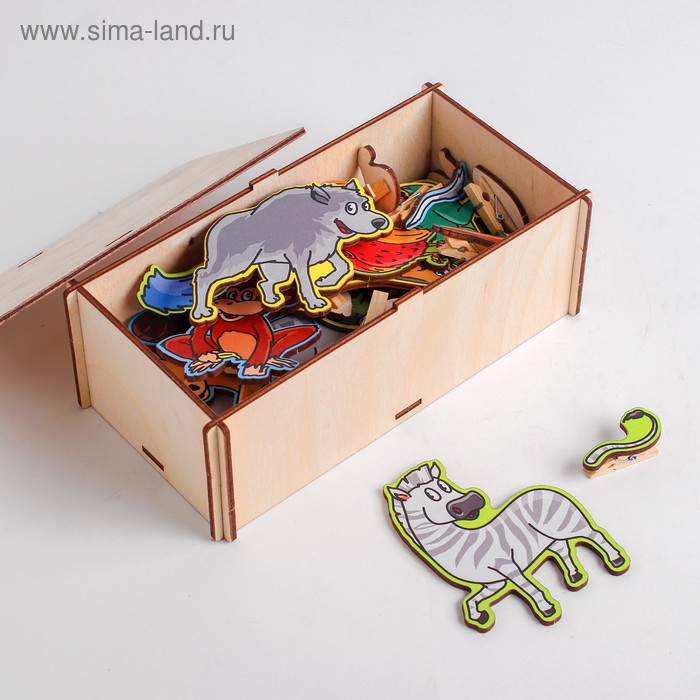 Головоломка деревянная &laquo;Чей хвост&raquo;