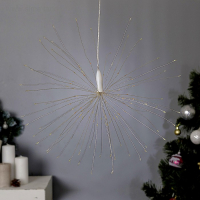 Светодиодная фигура «Салют» 20 см, роса, батарейки ААх4 (не в комплекте), 8 режимов, свечение мульти Светодиодная фигура «Салют» 20 см, роса, батарейки ААх4 (не в комплекте), 8 режимов, свечение мульти