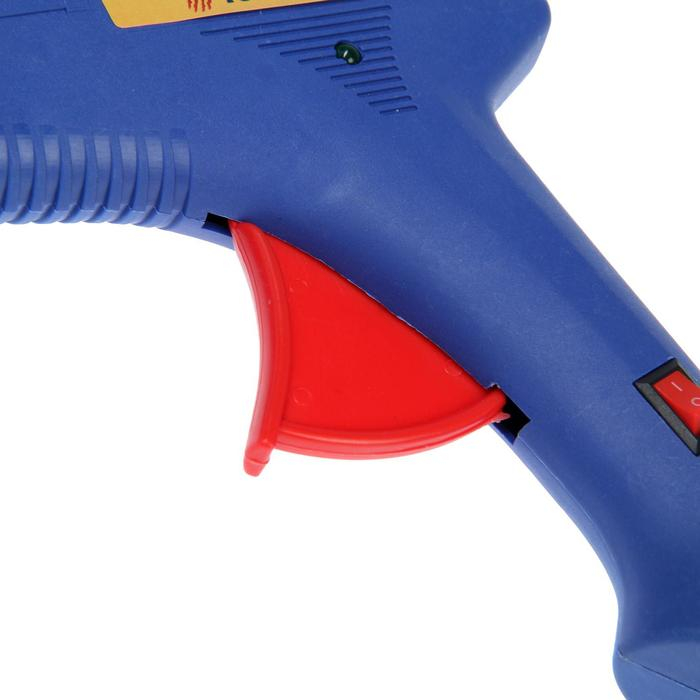 Клеевой пистолет ТУНДРА, 60 Вт, 220 В, шнур 1.2 м, выключатель, индикатор, антикапля, 11 мм Клеевой пистолет ТУНДРА, 60 Вт, 220 В, шнур 1.2 м, выключатель, индикатор, антикапля, 11 мм