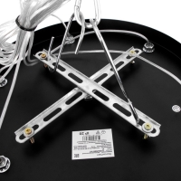 Светильник "Жозефина" 6х3Вт G4 Чёрный 30х30х180см