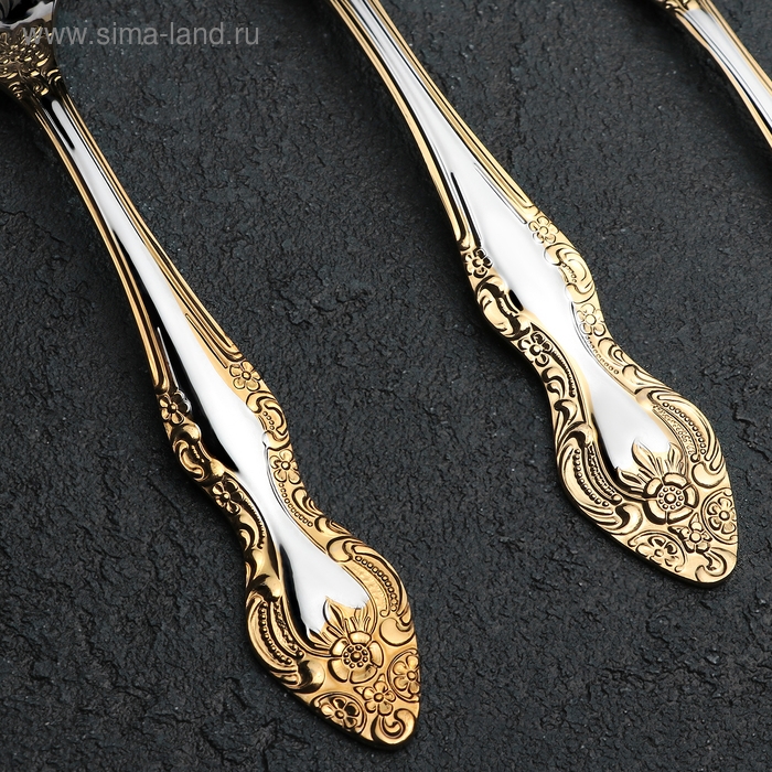 Набор столовых приборов &laquo;Тройка&raquo;, 36 предметов, декоративная коробка