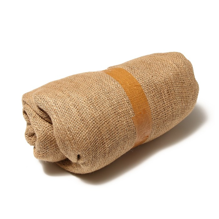 Джут натуральный, 10 &times; 1,1 м, плотность 190 г/м&sup2;, плетение 34/22