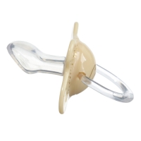 Подарочный набор новогодний: соска-пустышка ортодонт., +6 мес., и держатель на ленте &laquo;Наше счастье&raquo;, подарочная упаковка