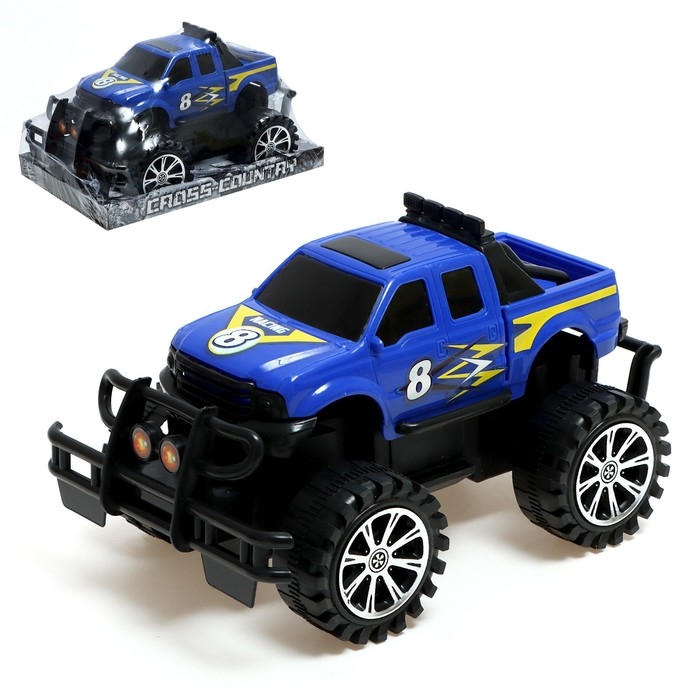 Машина инерционная &laquo;Триал Джип&raquo;, цвет синий