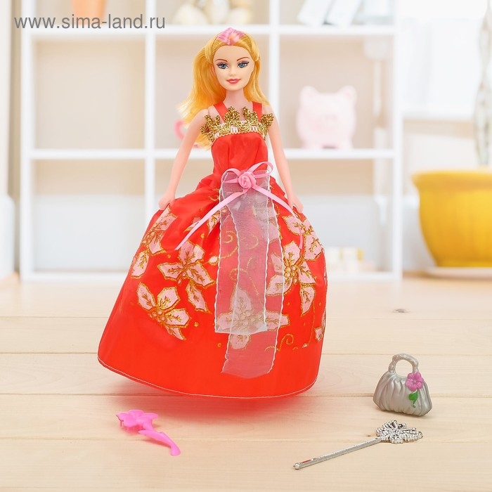 Кукла-модель &laquo;Ника&raquo; в платье с аксессуарами, МИКС