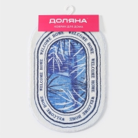 Коврик для дома Доляна &laquo;Tonight&raquo;, 40&times;60 см, цвет синий