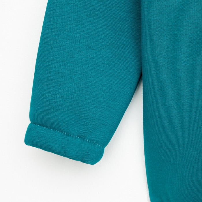 Костюм детский (худи, брюки) MINAKU: Basic Line KIDS, oversize, цвет изумруд, рост 128