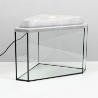 Аквариум "Дельта" угловой с крышкой, 30 литров, 36,5 х 36,5 х 33/38,5 см, беленый дуб Аквариум "Дельта" угловой с крышкой, 30 литров, 36,5 х 36,5 х 33/38,5 см, беленый дуб