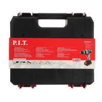 Дрель-шуруповерт P.I.T. PSR18-D3, 20 В, 350/1350 об/мин, 2х1.5 Ач, Li-ion, 30 Нм, кейс Дрель-шуруповерт P.I.T. PSR18-D3, 20 В, 350/1350 об/мин, 2х1.5 Ач, Li-ion, 30 Нм, кейс