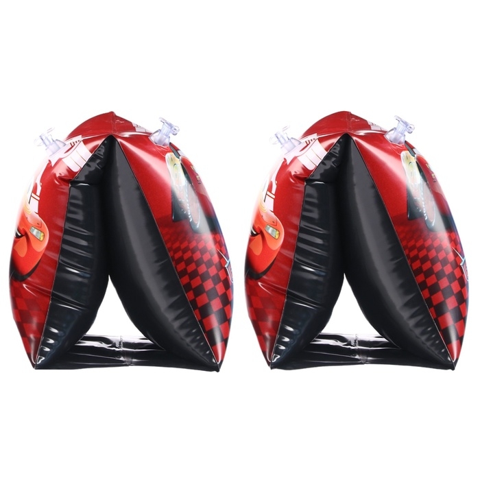 Нарукавники «Тачки», детские для плавания 20х16 см, цвет красный Нарукавники «Тачки», детские для плавания 20х16 см, цвет красный