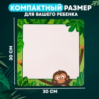 Доска магнитно-маркерная + пазлы &laquo;Дракончики&raquo;, 30 &times; 30 &times; 0,5 см