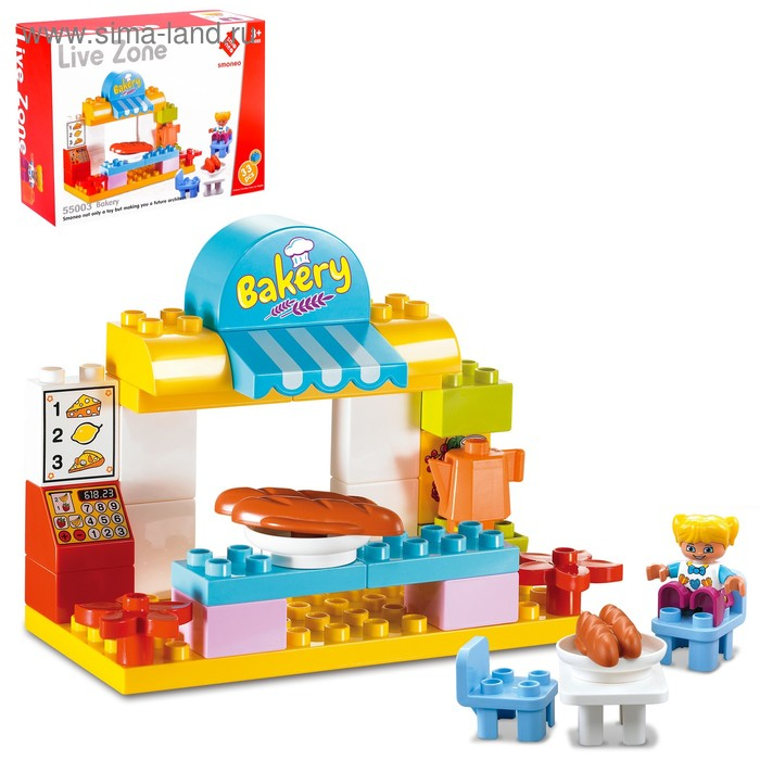 Конструктор &laquo;Булочная&raquo;, 33 детали