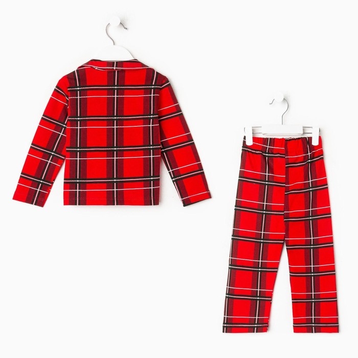 Пижама детская KAFTAN Пижама детская KAFTAN "Клетка" р.28 (86-92)