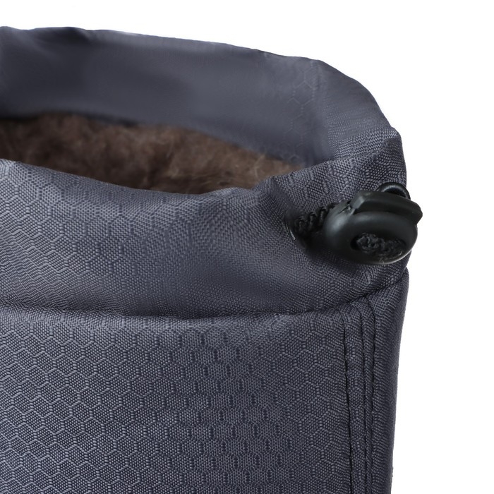 Сапоги мужские из ЭВА с комбинированным верхом, до -30&deg;С, размер 42-43, цвет серый + чёрный