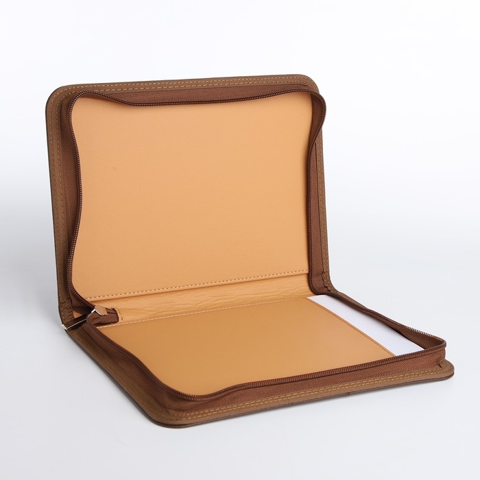 Папка для документов, А5, цвет коричневый Папка для документов, А5, цвет коричневый