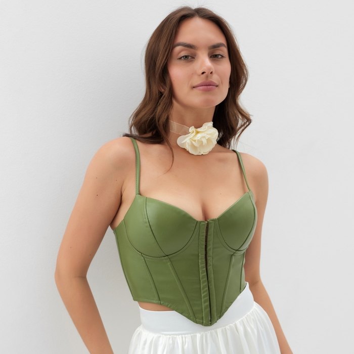 Чокер &laquo;Танго&raquo; бутон, цвет белый, 30см