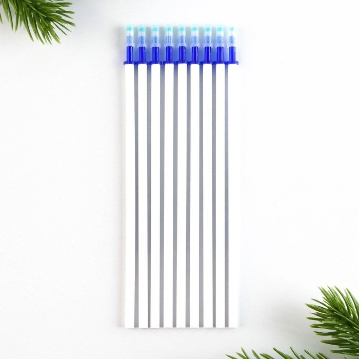 Новый год. Ручка пиши-стирай гелевая и стержни &laquo;Всегда верь в чудеса&raquo;, синяя паста, 0.5 мм