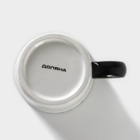 Кружка Доляна &laquo;Гурман&raquo;, 400 мл, цвет белый