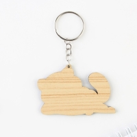 Брелок для ключей деревянный &laquo;Енотик&raquo;, 4,7 х 6 см