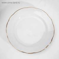 Набор тарелок с золотой отводкой, 24 шт