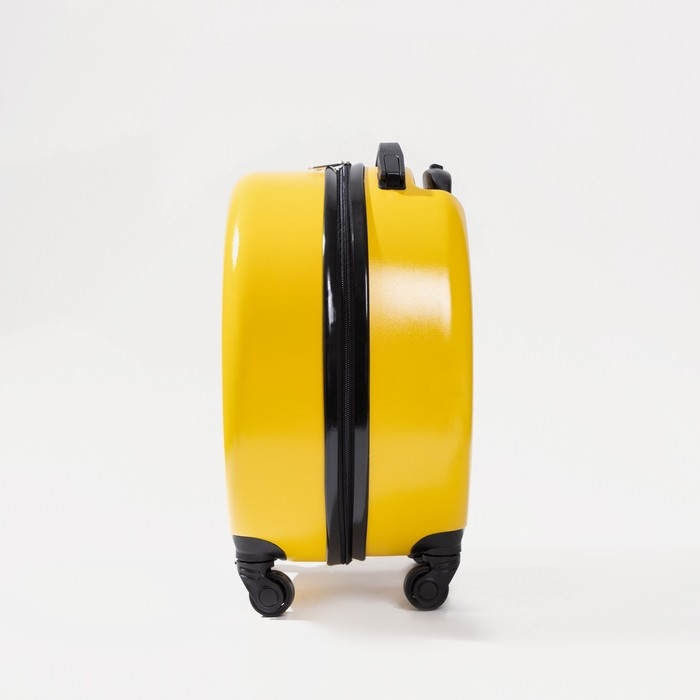 Чемодан детский 33 л (S), отдел на молнии, цвет жёлтый