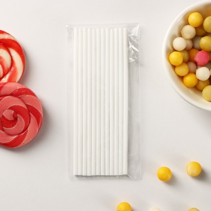 Форма для леденцов Доляна &laquo;Цифры-мальчики&raquo;, силикон, 22&times;14&times;1 см, 10 ячеек (5,5&times;3,5 см), с палочками, цвет синий